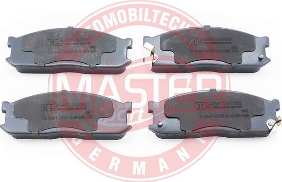 MASTER-SPORT 13046107272N-SET-MS - Гальмівні колодки, дискові гальма autozip.com.ua