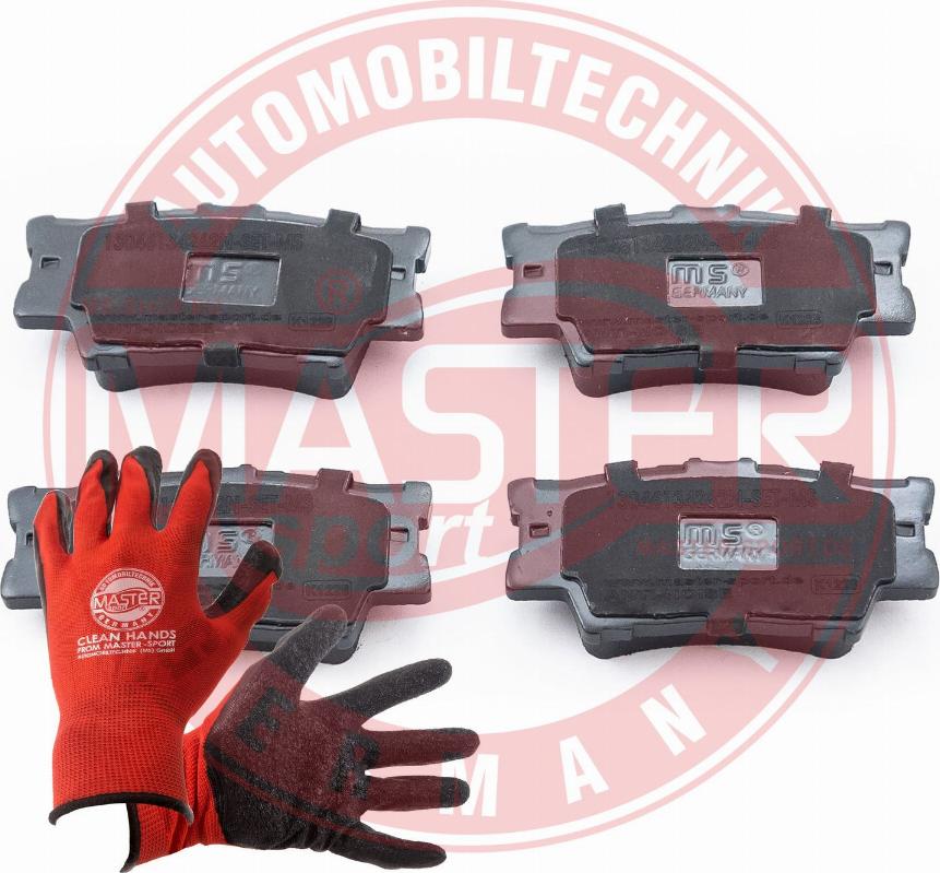 MASTER-SPORT 13046134262N-SET-MSP - Гальмівні колодки, дискові гальма autozip.com.ua