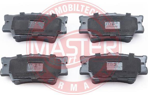 MASTER-SPORT 13046134262N-SET-MS - Гальмівні колодки, дискові гальма autozip.com.ua