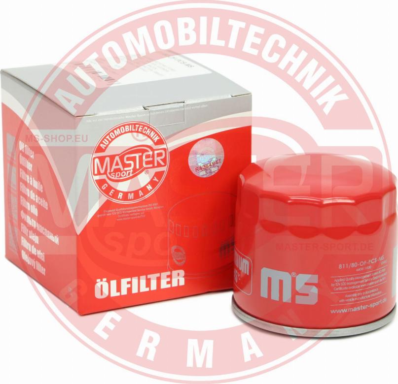 MASTER-SPORT 811/80-OF-PCS-MS - Масляний фільтр autozip.com.ua