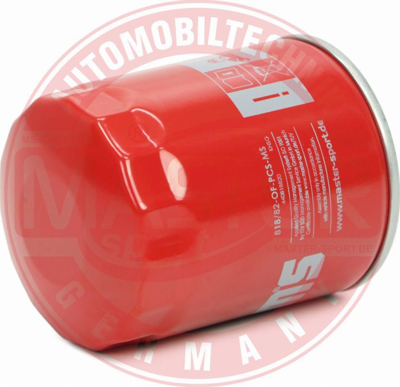 MASTER-SPORT 818/82-OF-PCS-MS - Масляний фільтр autozip.com.ua