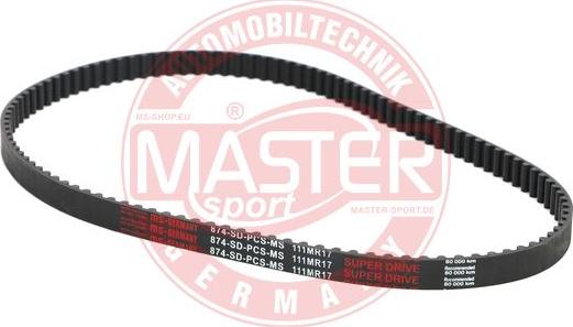 MASTER-SPORT 874-SD-PCS-MS - Ремінь ГРМ autozip.com.ua