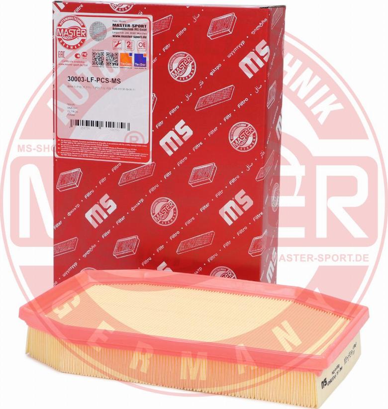 MASTER-SPORT 30003-LF-PCS-MS - Повітряний фільтр autozip.com.ua