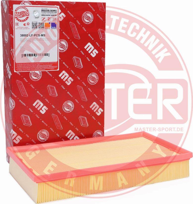 MASTER-SPORT 38002-LF-PCS-MS - Повітряний фільтр autozip.com.ua