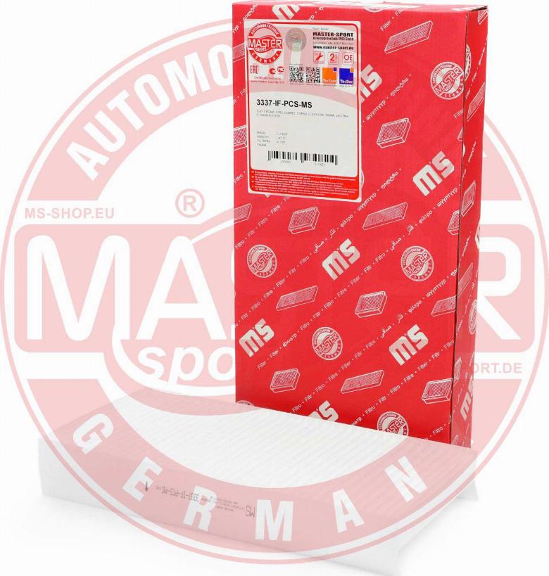 MASTER-SPORT 3337-IF-PCS-MS - Фільтр, повітря у внутрішній простір autozip.com.ua