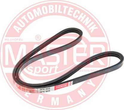 MASTER-SPORT 3PK905-PCS-MS - Поліклиновий ремінь autozip.com.ua