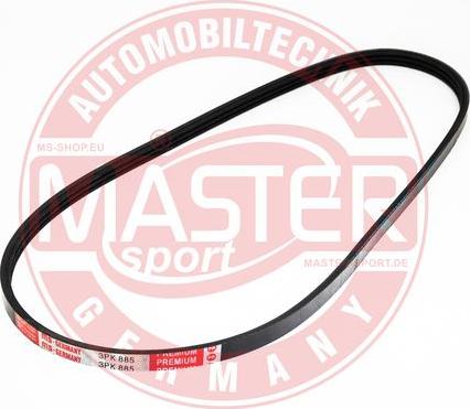 MASTER-SPORT 3PK885-PCS-MS - Поліклиновий ремінь autozip.com.ua