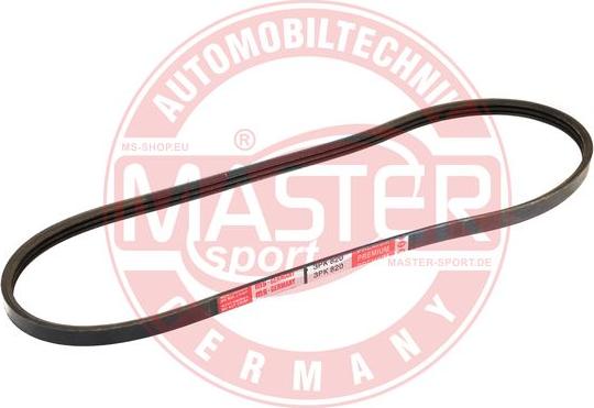 MASTER-SPORT 3PK820-PCS-MS - Поліклиновий ремінь autozip.com.ua