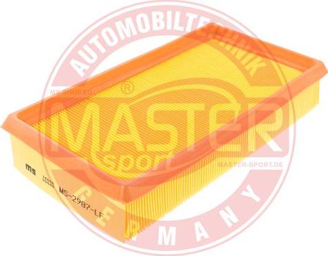 MASTER-SPORT 2987-LF-PCS-MS - Повітряний фільтр autozip.com.ua
