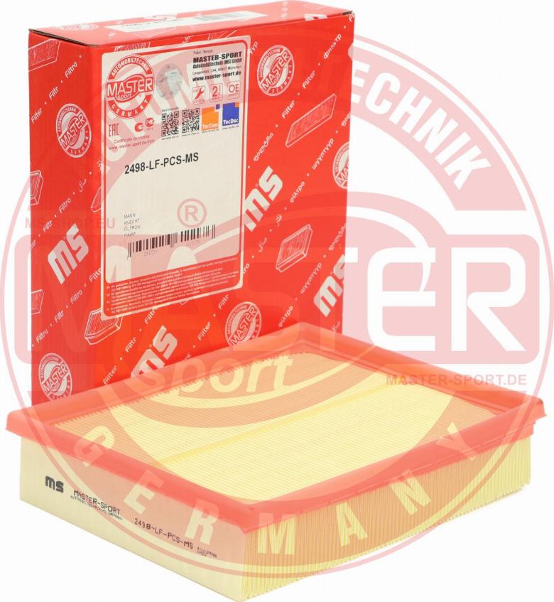 MASTER-SPORT 2498-LF-PCS-MS - Повітряний фільтр autozip.com.ua