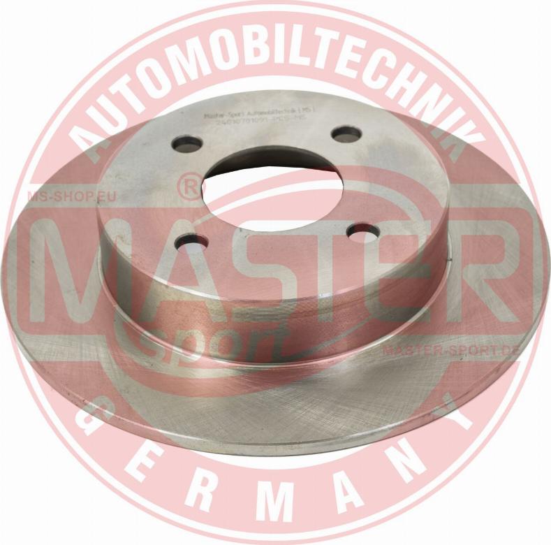 MASTER-SPORT 24010701091-PCS-MS - Гальмівний диск autozip.com.ua