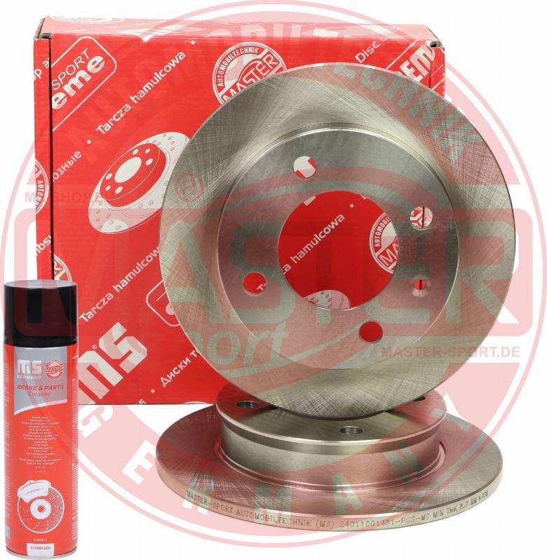 MASTER-SPORT 24011001481-SET-MSP - Гальмівний диск autozip.com.ua