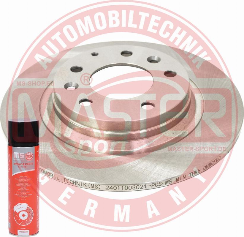 MASTER-SPORT 24011003021-PCS-MSP - Гальмівний диск autozip.com.ua