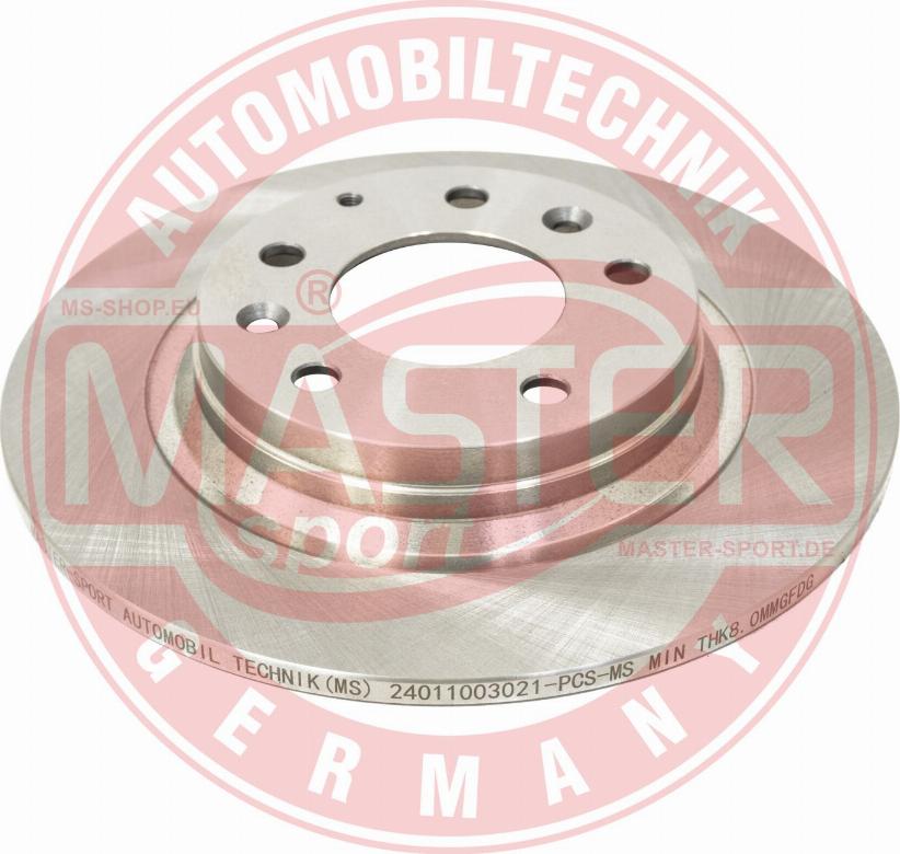 MASTER-SPORT 24011003021-PCS-MS - Гальмівний диск autozip.com.ua