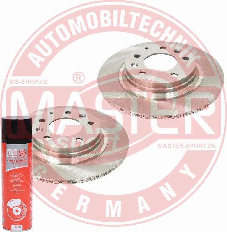 MASTER-SPORT 24011003021-SET-MSP - Гальмівний диск autozip.com.ua