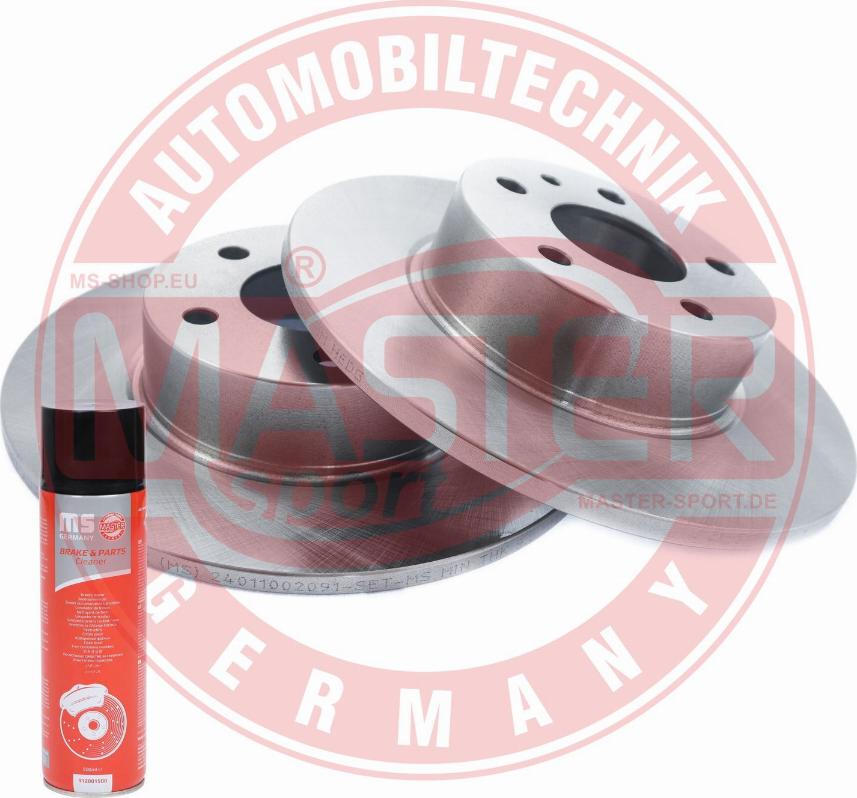 MASTER-SPORT 24011002091-SET-MSP - Гальмівний диск autozip.com.ua