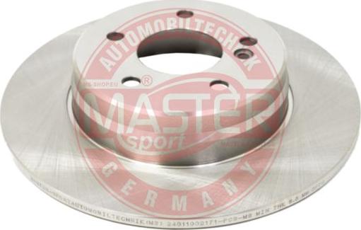 MASTER-SPORT 24011002171-PCS-MS - Гальмівний диск autozip.com.ua
