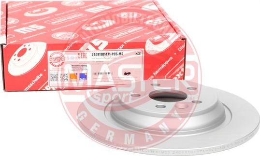 MASTER-SPORT 24011101471-PCS-MS - Гальмівний диск autozip.com.ua