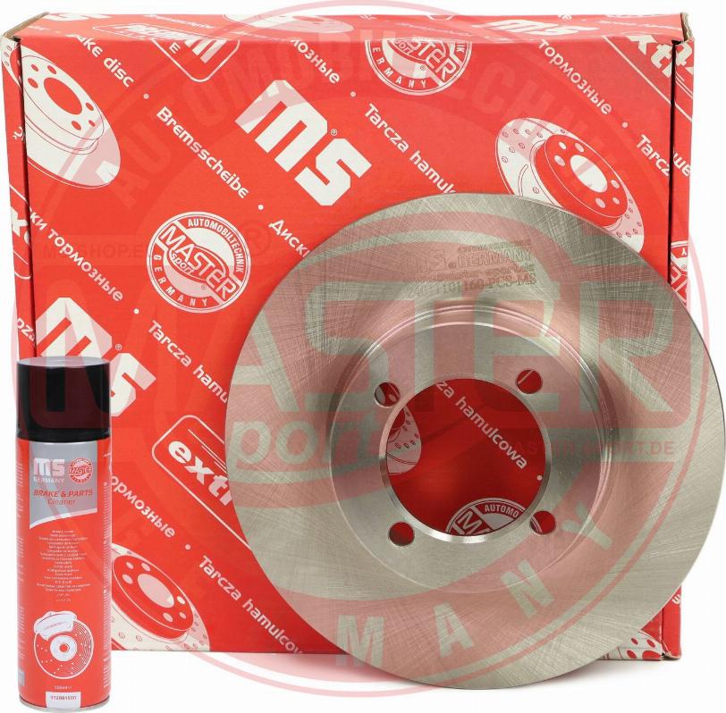 MASTER-SPORT 24011101160-PCS-MSP - Гальмівний диск autozip.com.ua