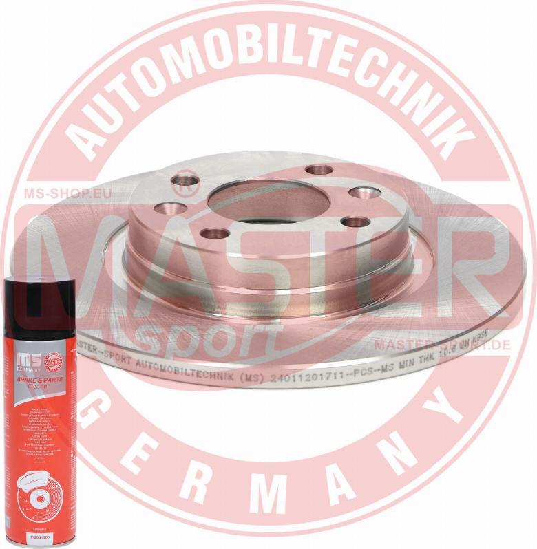 MASTER-SPORT 24011201711-PCS-MSP - Гальмівний диск autozip.com.ua