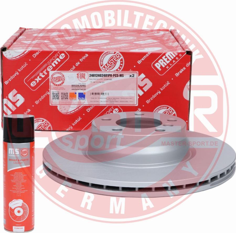 MASTER-SPORT 24012402481PR-PCS-MSP - Гальмівний диск autozip.com.ua