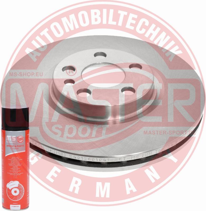 MASTER-SPORT 24012601041-PCS-MSP - Гальмівний диск autozip.com.ua