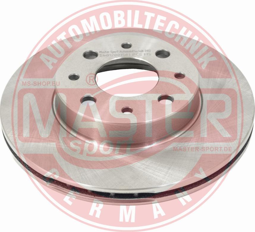 MASTER-SPORT 24012001581-PCS-MS - Гальмівний диск autozip.com.ua