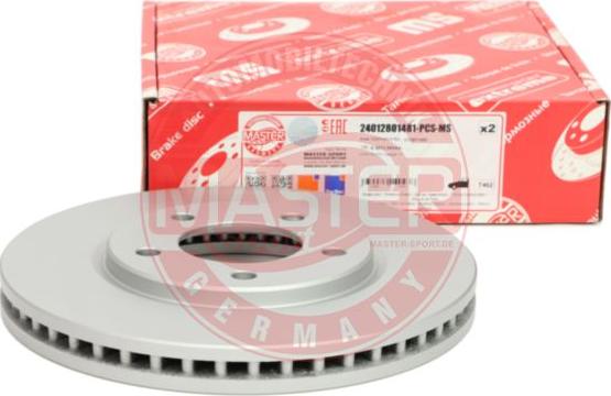 MASTER-SPORT 24012801481-PCS-MS - Гальмівний диск autozip.com.ua