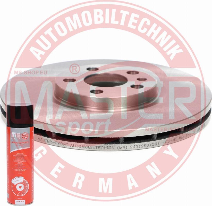 MASTER-SPORT 24012801361-PCS-MSP - Гальмівний диск autozip.com.ua