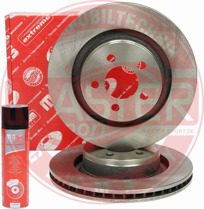 MASTER-SPORT 24012802591-SET-MSP - Гальмівний диск autozip.com.ua