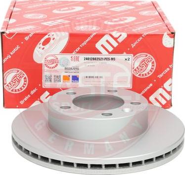 MASTER-SPORT 24012802521PR-PCS-MS - Гальмівний диск autozip.com.ua