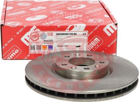 MASTER-SPORT 24012802691-PCS-MS - Гальмівний диск autozip.com.ua