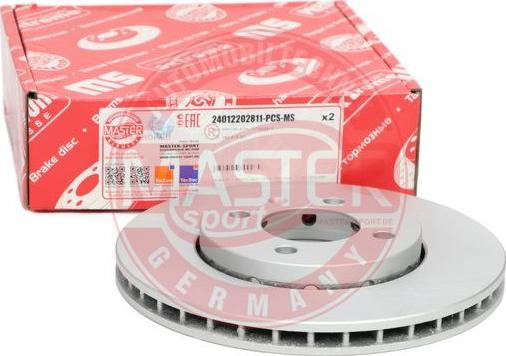 MASTER-SPORT 24012202811PR-PCS-MS - Гальмівний диск autozip.com.ua