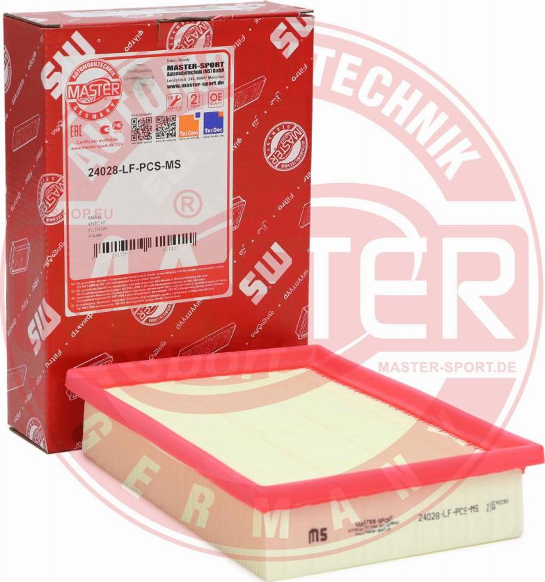 MASTER-SPORT 24028-LF-PCS-MS - Повітряний фільтр autozip.com.ua