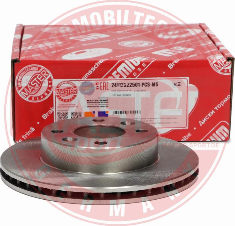 MASTER-SPORT 24112522501-PCS-MS - Гальмівний диск autozip.com.ua