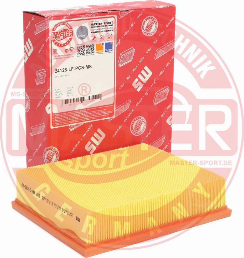 MASTER-SPORT 24128-LF-PCS-MS - Повітряний фільтр autozip.com.ua