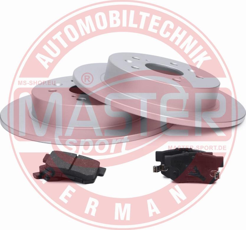 MASTER-SPORT 200951600 - Комплект гальм, дисковий гальмівний механізм autozip.com.ua