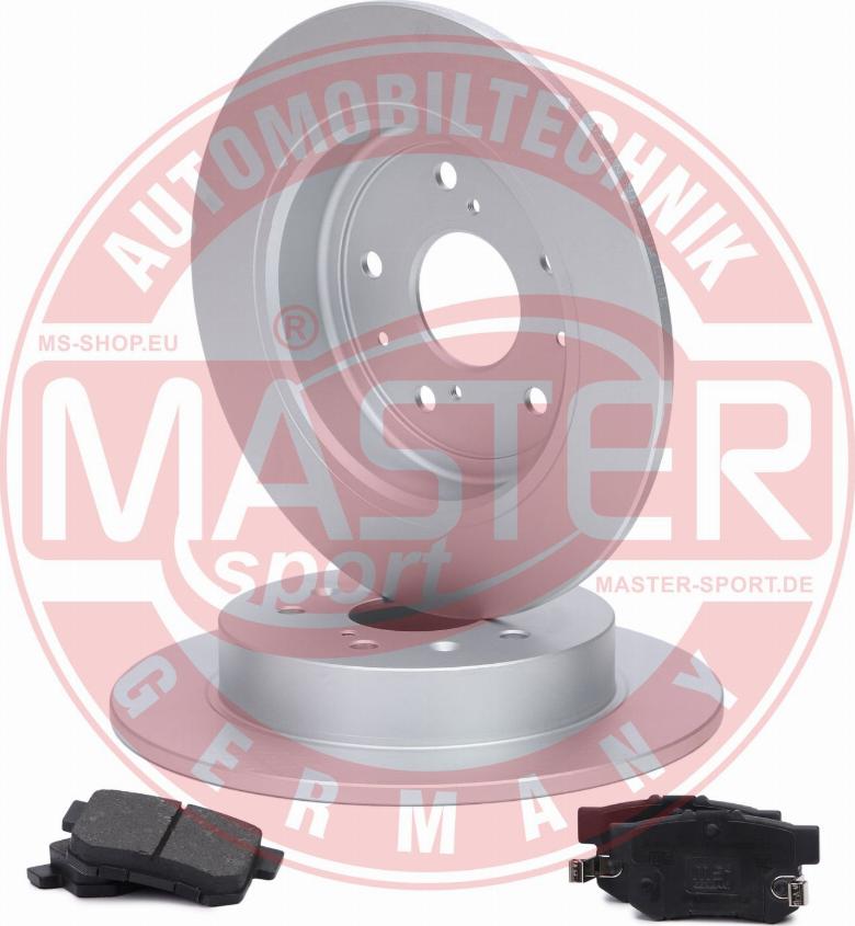 MASTER-SPORT 200951600 - Комплект гальм, дисковий гальмівний механізм autozip.com.ua