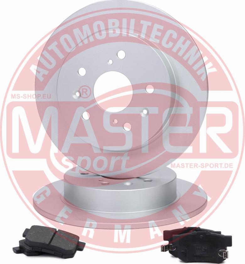 MASTER-SPORT 200951600 - Комплект гальм, дисковий гальмівний механізм autozip.com.ua