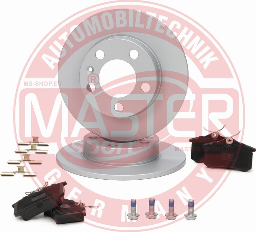 MASTER-SPORT 200951230 - Комплект гальм, дисковий гальмівний механізм autozip.com.ua