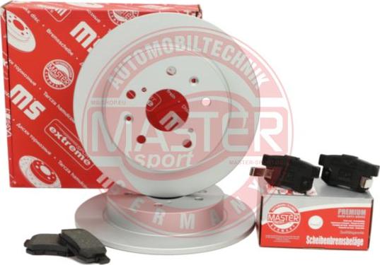 MASTER-SPORT 200901600 - Комплект гальм, дисковий гальмівний механізм autozip.com.ua