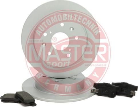 MASTER-SPORT 200901600 - Комплект гальм, дисковий гальмівний механізм autozip.com.ua