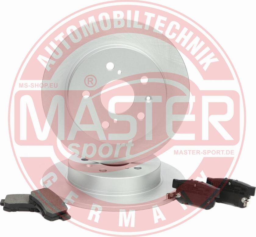 MASTER-SPORT 200901670 - Комплект гальм, дисковий гальмівний механізм autozip.com.ua