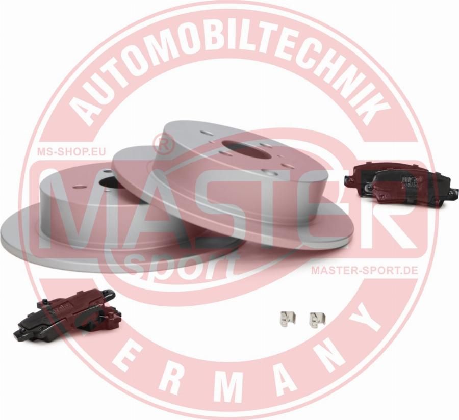 MASTER-SPORT 200901391 - Комплект гальм, дисковий гальмівний механізм autozip.com.ua