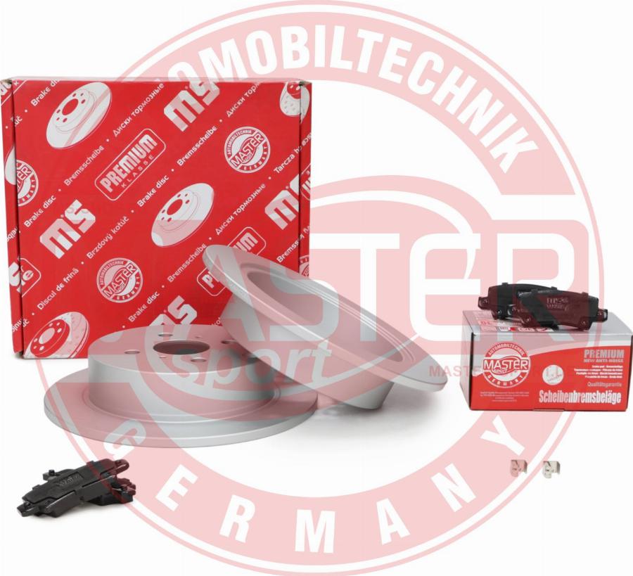 MASTER-SPORT 200901391 - Комплект гальм, дисковий гальмівний механізм autozip.com.ua