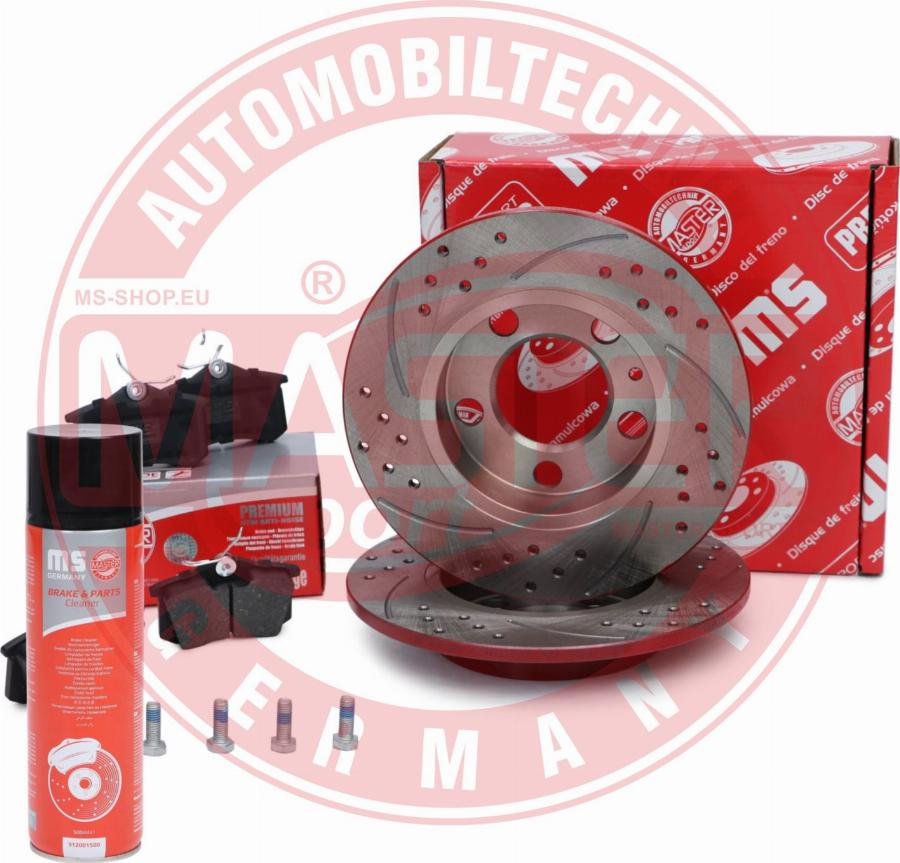 MASTER-SPORT 200921231P - Комплект гальм, дисковий гальмівний механізм autozip.com.ua