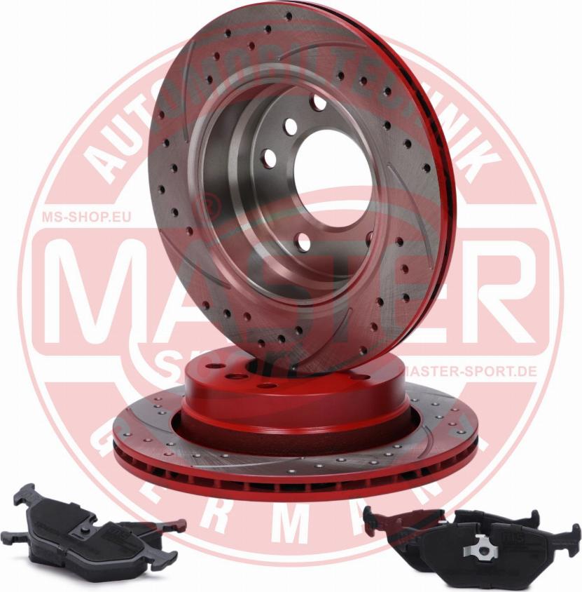MASTER-SPORT 201921070 - Комплект гальм, дисковий гальмівний механізм autozip.com.ua