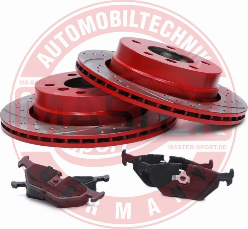 MASTER-SPORT 201921070 - Комплект гальм, дисковий гальмівний механізм autozip.com.ua