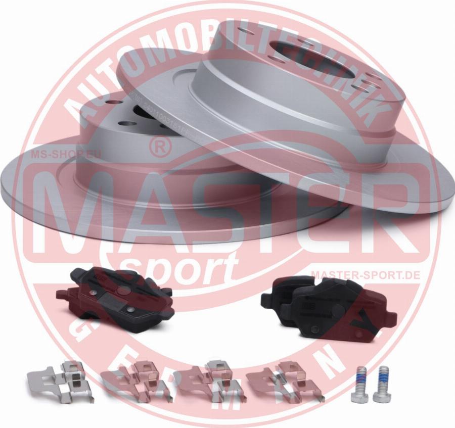MASTER-SPORT 201053150 - Комплект гальм, дисковий гальмівний механізм autozip.com.ua