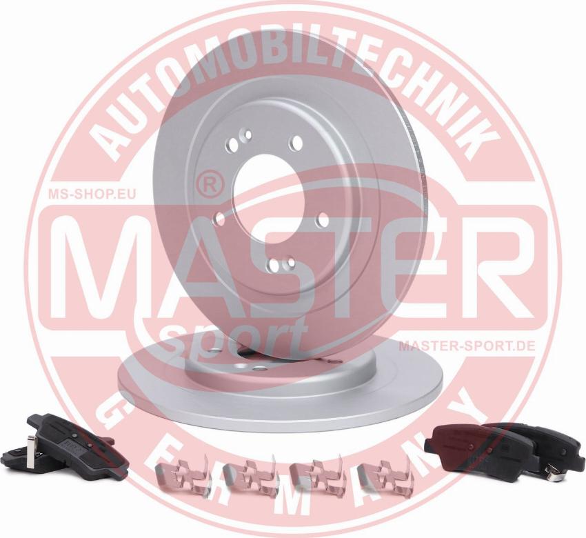 MASTER-SPORT 201053830 - Комплект гальм, дисковий гальмівний механізм autozip.com.ua